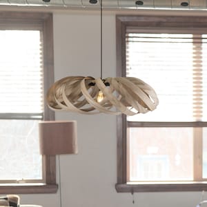 Lámpara de techo grande de madera de roble, lámpara europea / lámpara de techo / lámpara colgante / pantalla de lámpara / pantalla / lámpara de cena / lámpara de araña / hecha a mano