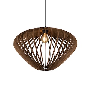 Wooden Ceiling Light | Minimalist Fixture for Modern Home Decor. Wooden ceiling light, large ceiling light, wood fixture, light fixture