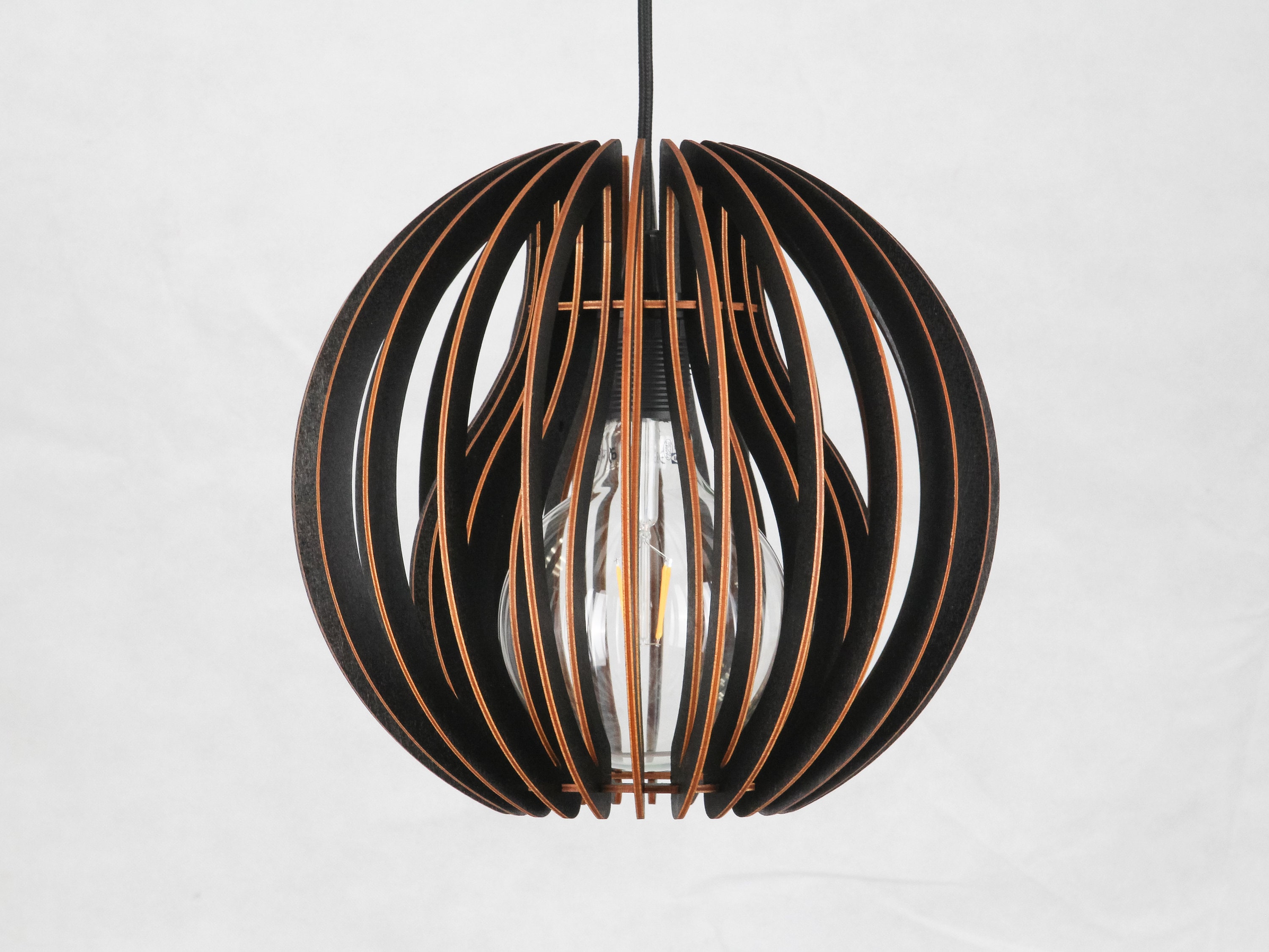 Black 3 pendant ceiling light - Etsy 日本