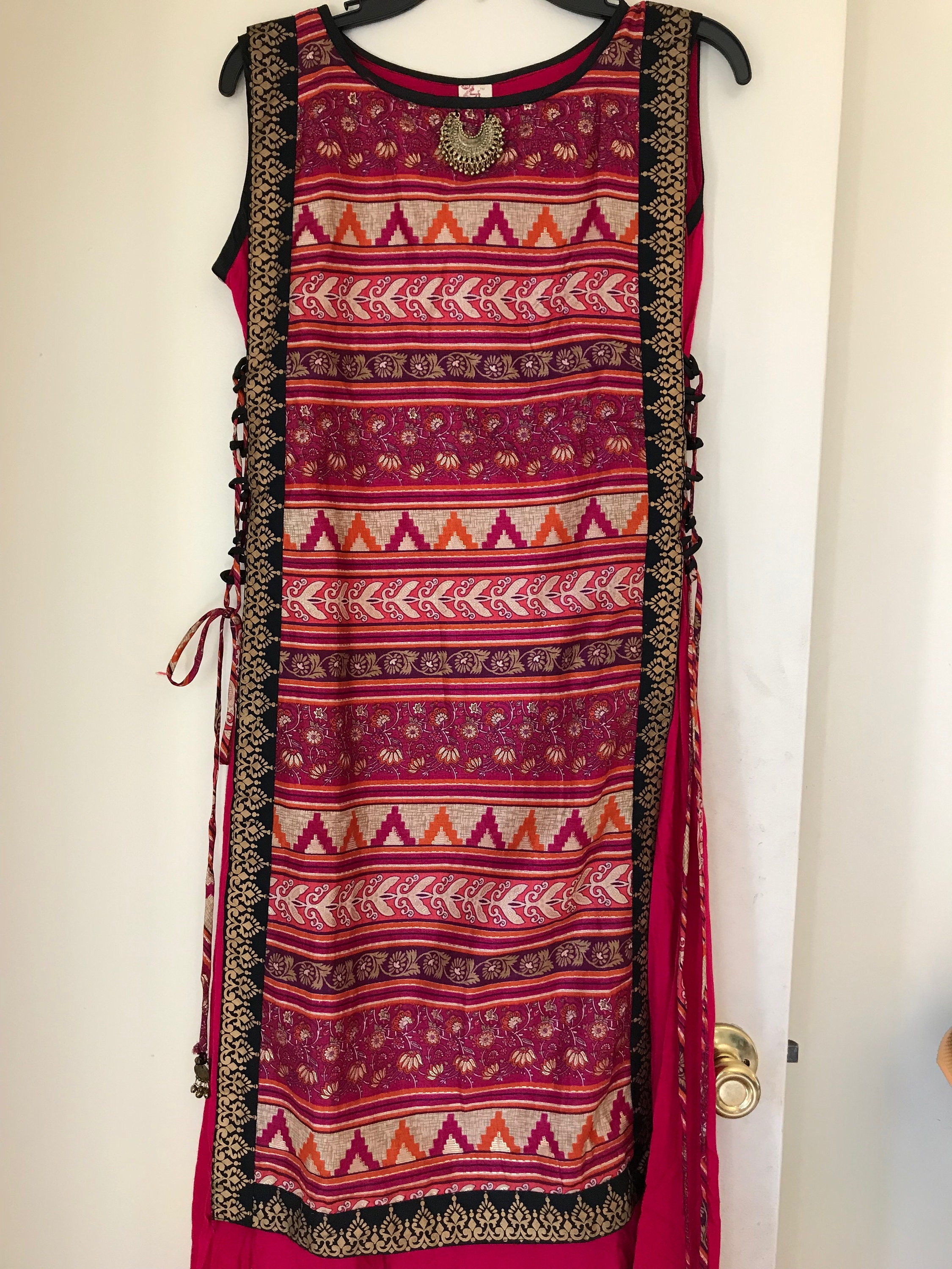 Indian Double Layer Kurti in Latest Design Etsy
