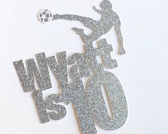 Soccer Birthday Cake Topper