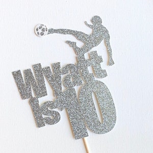 Soccer Birthday Cake Topper