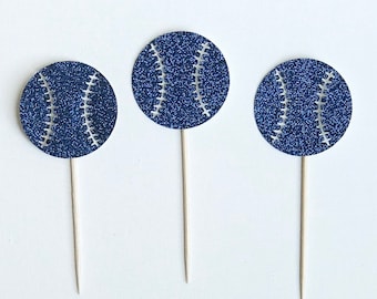 Baseball Cupcake Toppers