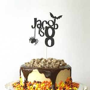 Halloween Birthday Cake Topper