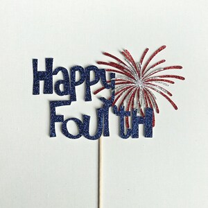Fourth of July Cake Topper