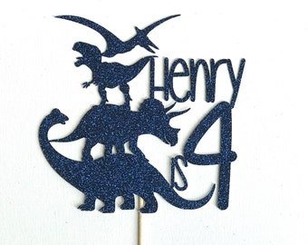 Dinosaur Birthday Cake Topper