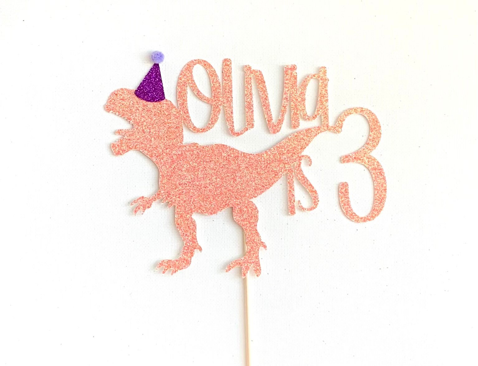 Dinosaur Birthday Cake Topper