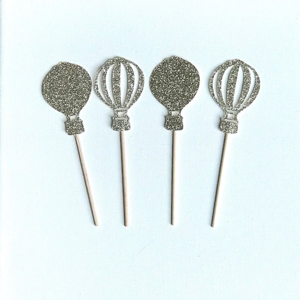 Hot Air Balloon Cupcake Toppers - Etsy