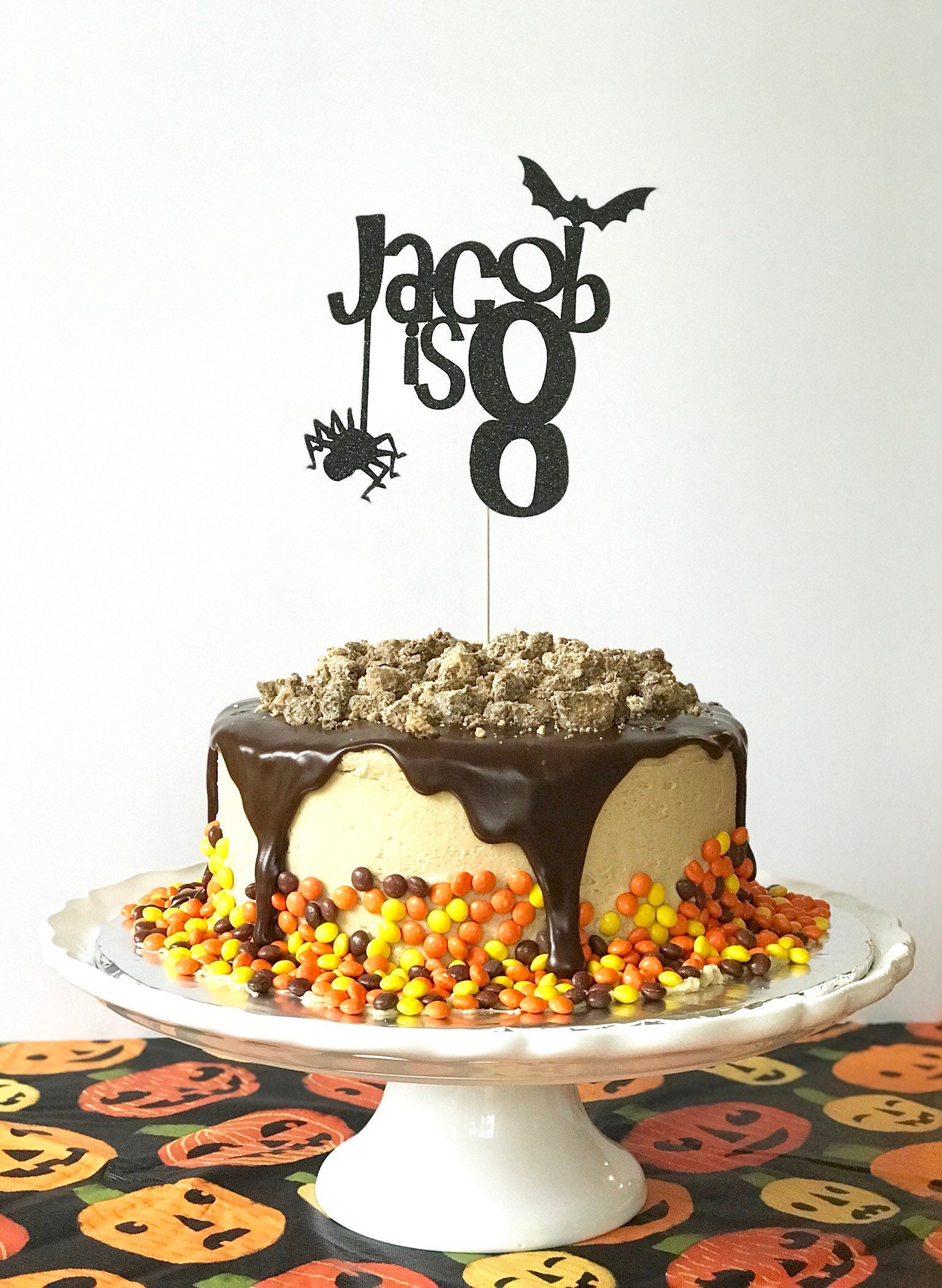 Halloween Birthday Cake Topper