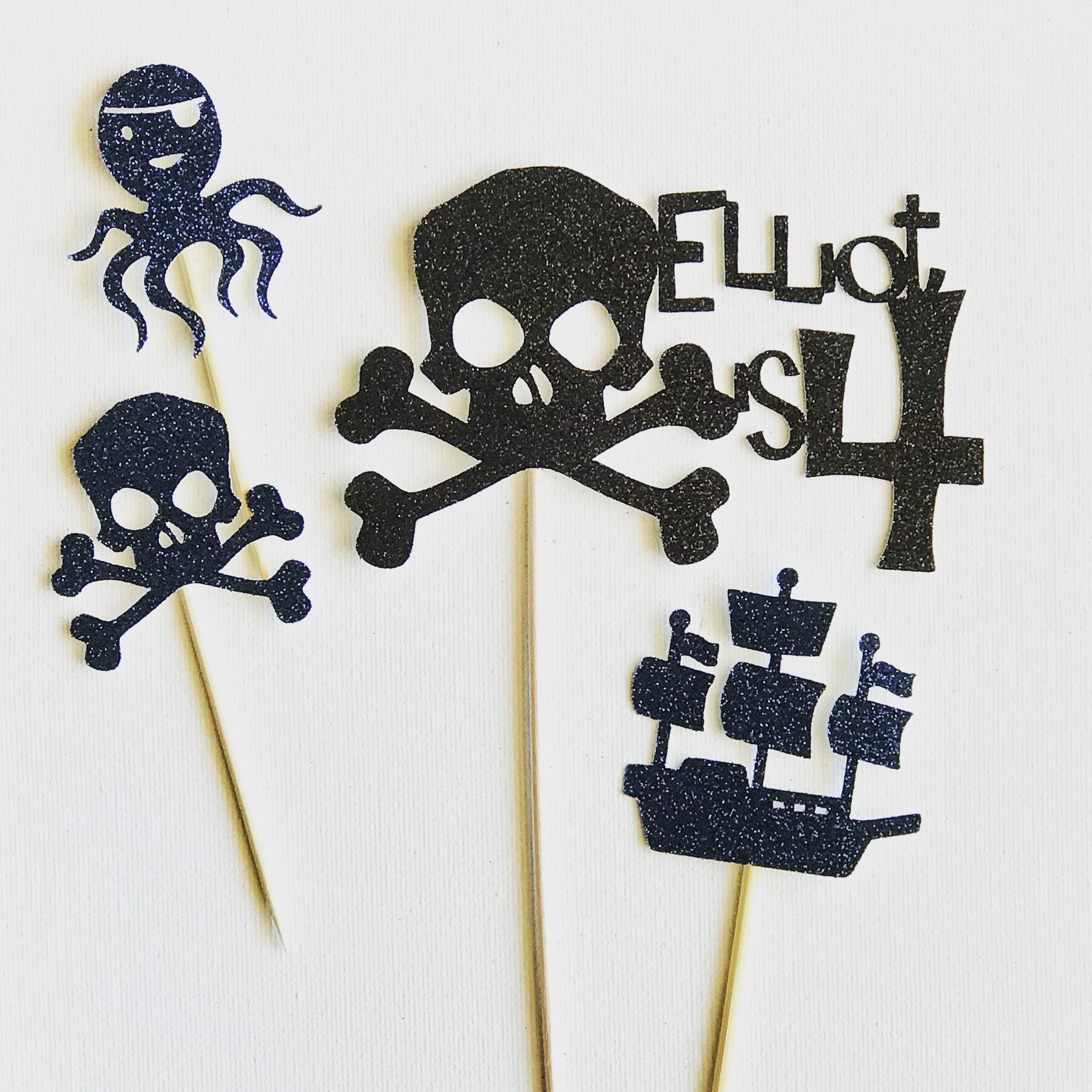 Pirate Cupcake Toppers Etsy