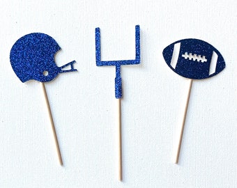 Football Cupcake Toppers