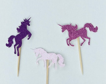 Unicorn Cupcake Toppers