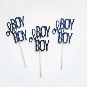 Boy Oh Boy Cupcake Toppers, Oh Boy Cupcake Toppers, Boy Cupcake Toppers