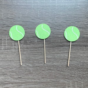 Tennis Cupcake Toppers