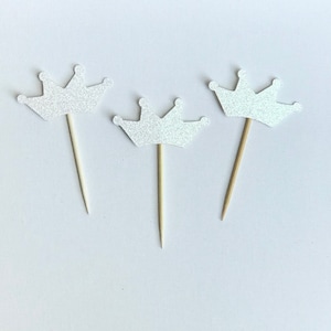 Princess Crown Cupcake Toppers, Crown Cupcake Toppers