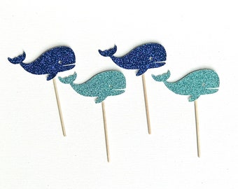 Whale Cupcake Toppers