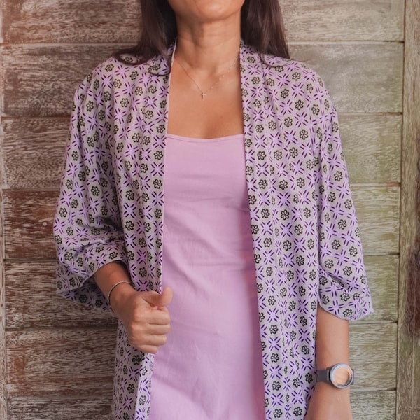 Boho-Chic-Sommer-Cardigan aus Rayon, perfektes Geburtstagsgeschenk für die Frau – Lounge-Kleidung in allen Größen für frischgebackene Mütter