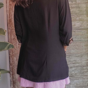 Tammy's kimono long sleeve-Flowy Rayon Cardigan Top Stylish Girlfriend Present for Summer image 10