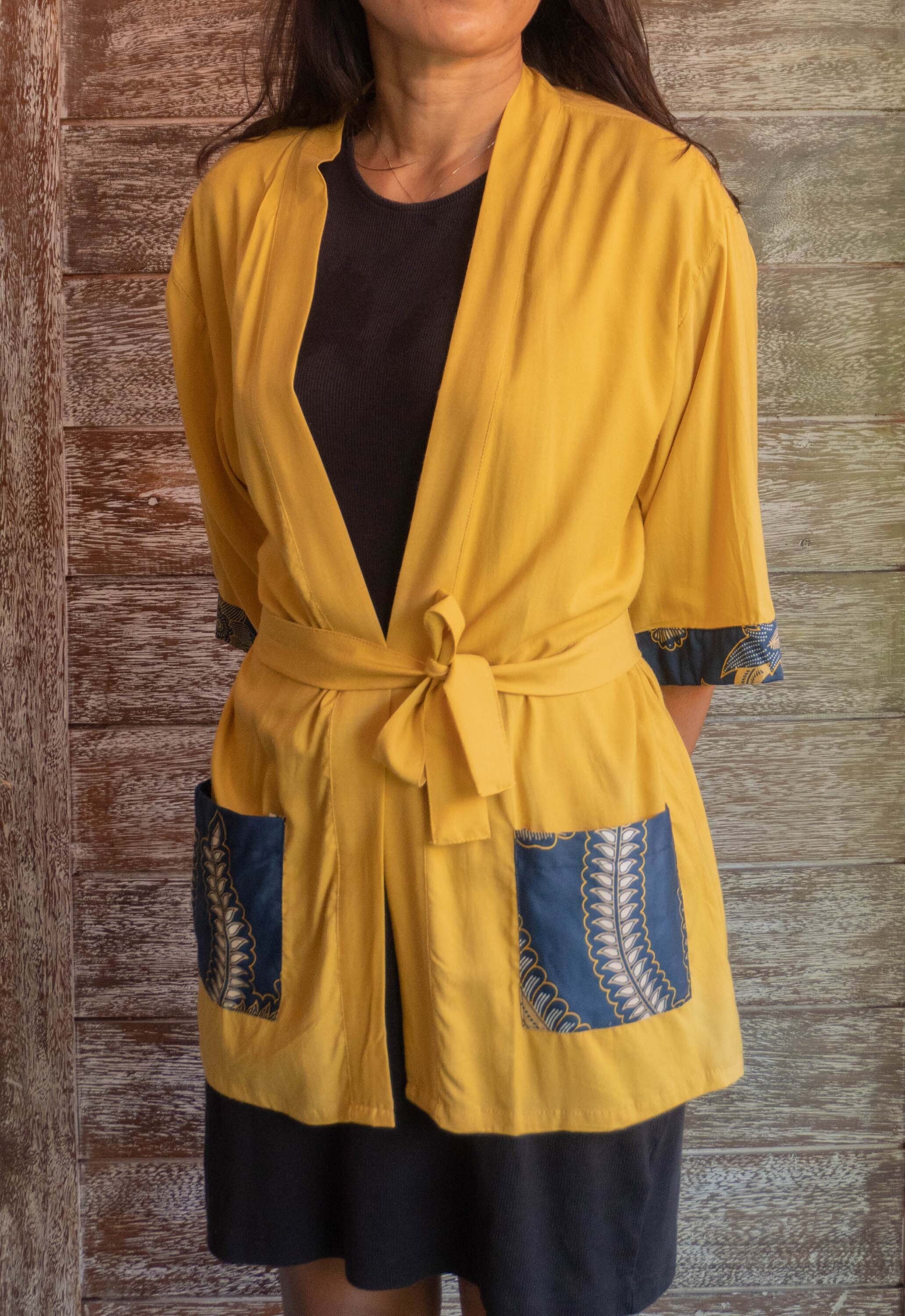 Rayon Cardigan Tammy's Kimono Long Sleeve-flowy Rayon Cardigan Top Stylish Girlfriend ...