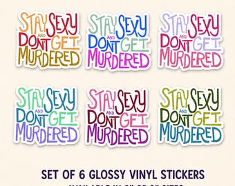 SSDGM Glossy Vinyl Sticker - True Crime Murderino Gift