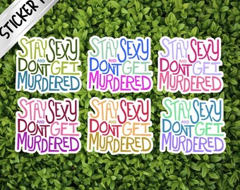 SSDGM Glossy Vinyl Sticker - True Crime Murderino Gift