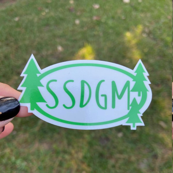 SSDGM Stay Out Of the Forest Vinyl  Sticker Decal! / My Favorite Murder / Gifts for Her / True Crime Queens / SSDGM / Murderino