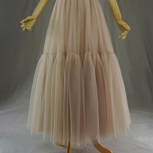 Adult knee length tulle skirt,Middle length tea length bridesmaid wedding tulle skirt ,Custom size women tutu