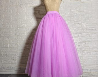 Plus Size Black Tulle Skirt: Eight Layered Maxi Photography Skirt