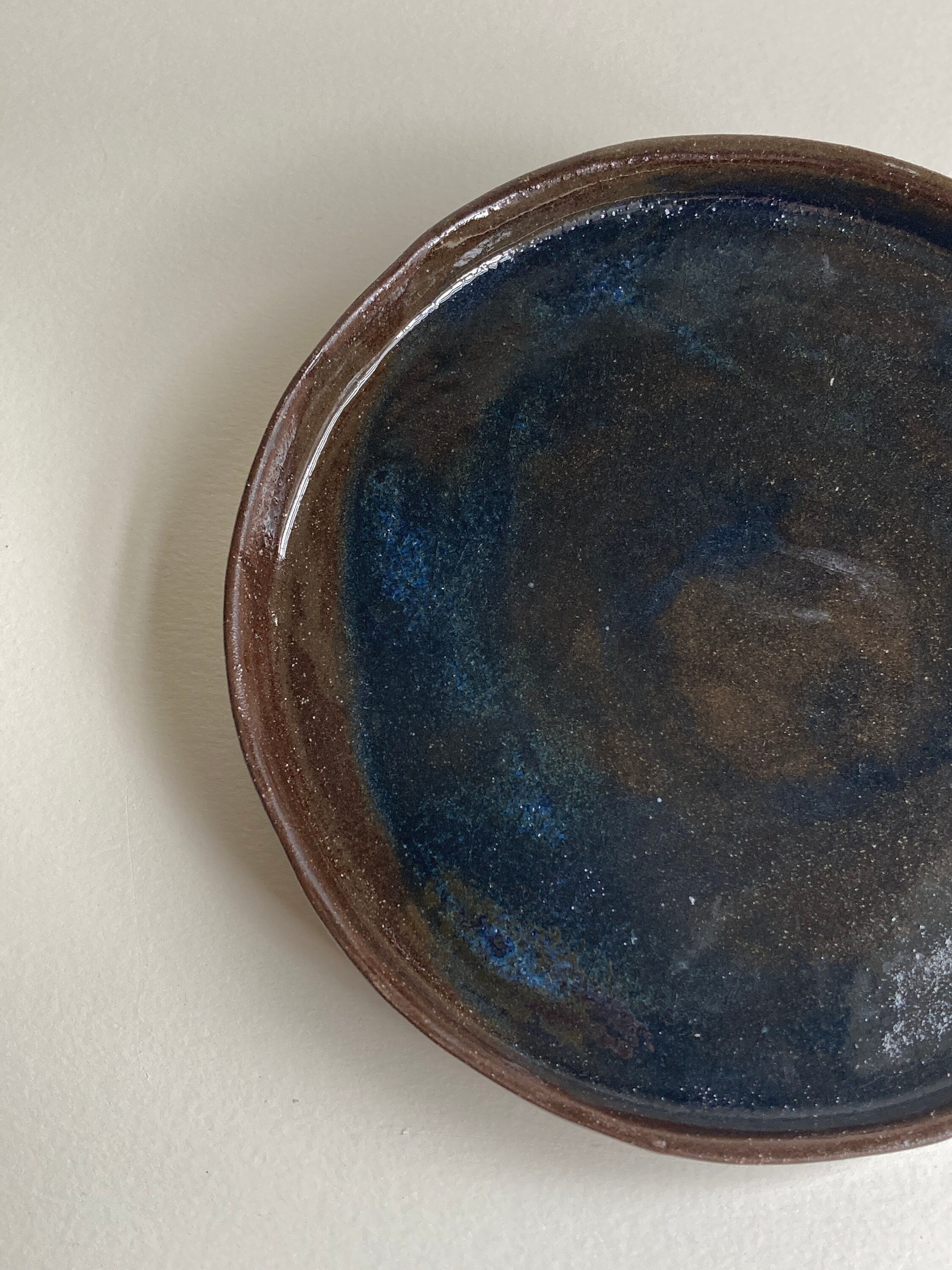 Hand thrown plate set of 4 Pottery Ceramics Etsy