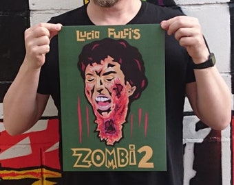 A3 'Lucio Fulci's Zombi 2' Portrait Poster