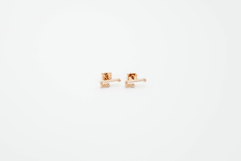 Aries Mar 21. Apr 19. Zodiac Earrings 925 Silver GOLD / SILVER / ROSEGOLD plated Star Constellation image 4