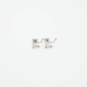 Gemini May 21. Jun 20. Zodiac Earrings 925 Silver GOLD / SILVER / ROSEGOLD plated Star Constellation image 6