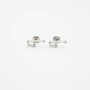 Aries Mar 21. Apr 19. Zodiac Earrings 925 Silver GOLD / SILVER / ROSEGOLD plated Star Constellation image 5