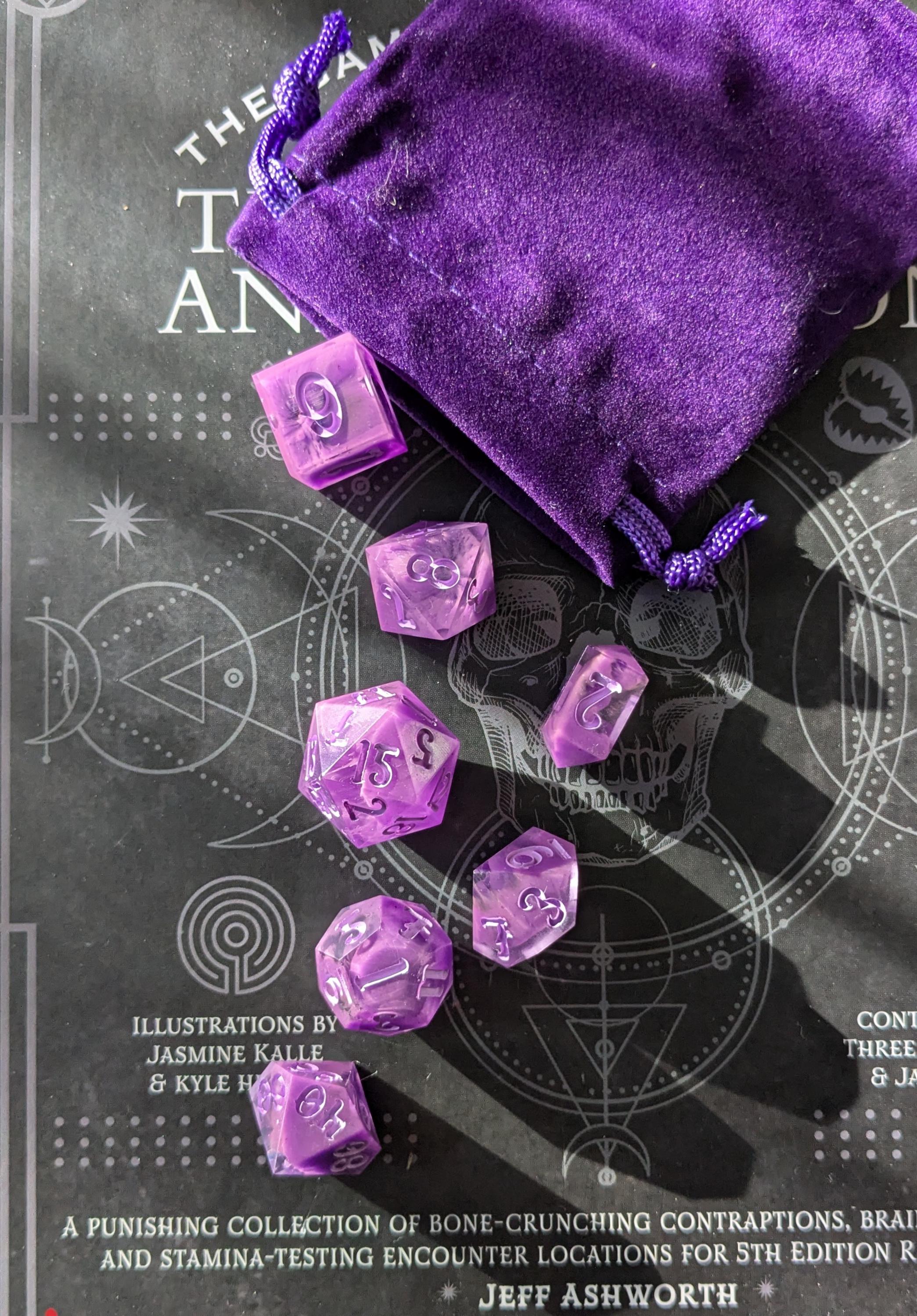 Velveteen Dream | Sharp Edge Polyhedral Dice - Etsy