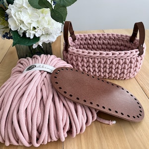 Wood Crochet Basket Bottom, 12x6", DIY Basket Making