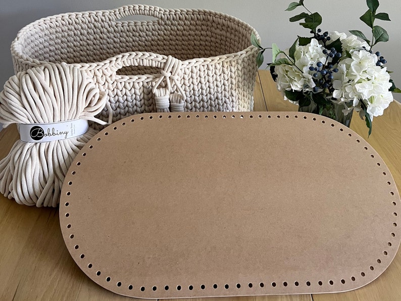 Crochet Basket Bottom Moses Basket Base Wooden Basket Base Etsy