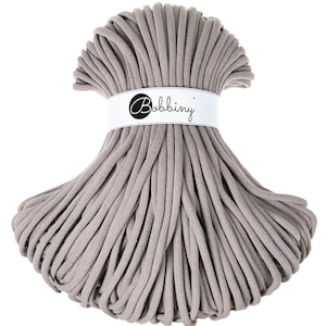 Bobbiny Braided Cord, &quot;Pearl&quot; 3mm, 5mm, 9mm (108 yards/100m)
