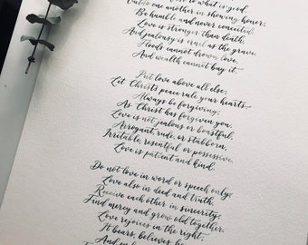 calligraphy poem
