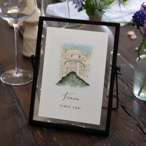 Bespoke Illustrated Table Plan - Custom Relationship Timeline Seating ...