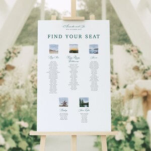 Bespoke Illustrated Table Plan Custom Relationship Timeline Seating ...