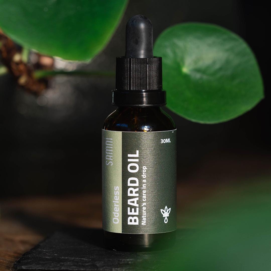 Samni Men Organic Cold Pressed Beard Oil 30ml Odorless by Samni - Etsy