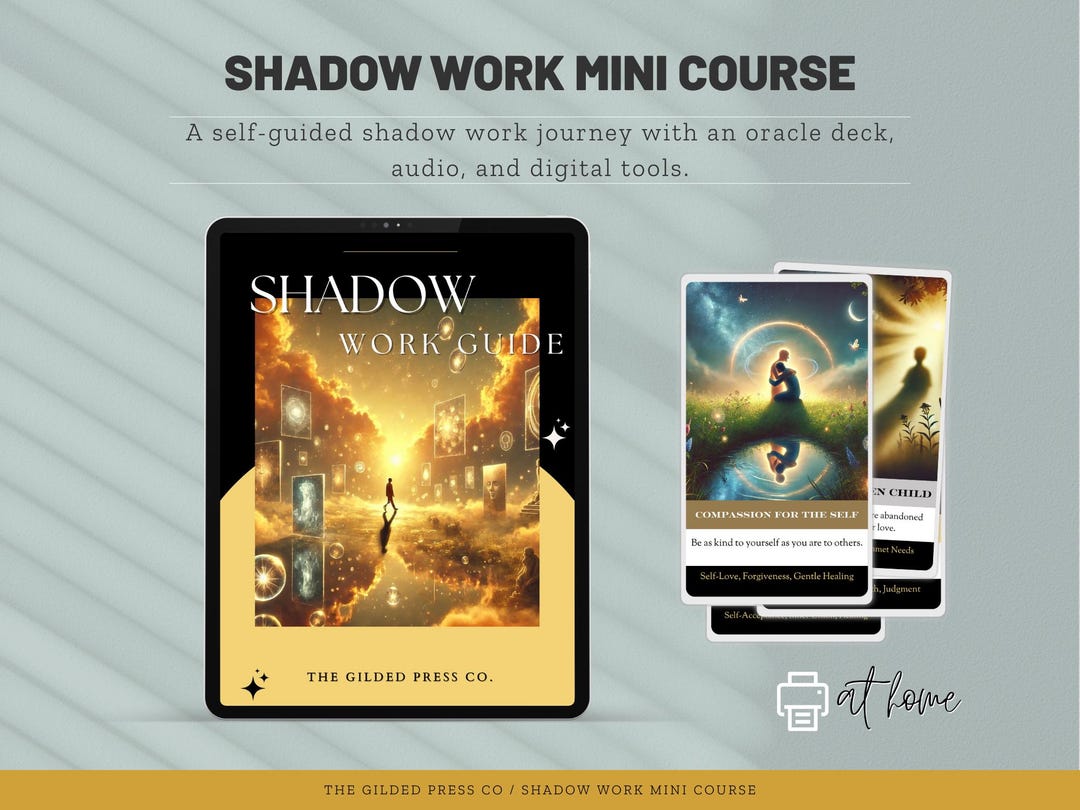 Shadow Work Mirror Exercise .pdf Shadow Work Mini Course PDF With Oracle Deck & Audio | Digital Self ...