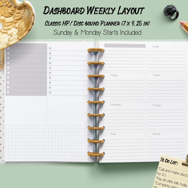 Classic Happy Planner Dashboard Etsy Classic Happy Planner Dashboard Etsy