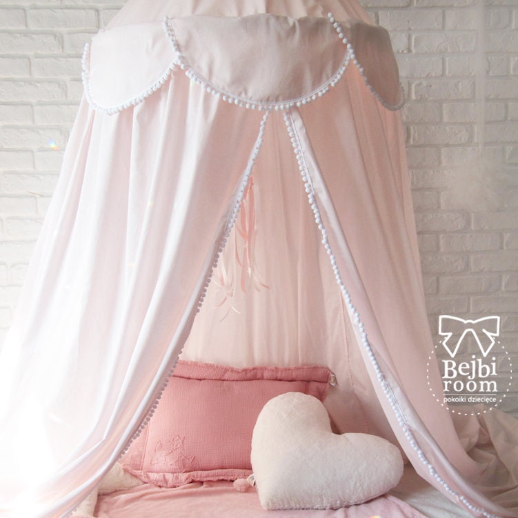 Dosel rosado. Dosel de lujo. Canopy para bebés. Canopy para la | Etsy