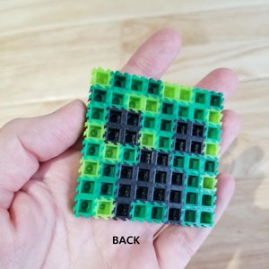 DIY Minecraft PIXEL Mini-Block Kits Make your own Minecraft Character keychains image 7