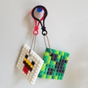 DIY Minecraft PIXEL Mini-Block Kits Make your own Minecraft Character keychains image 5