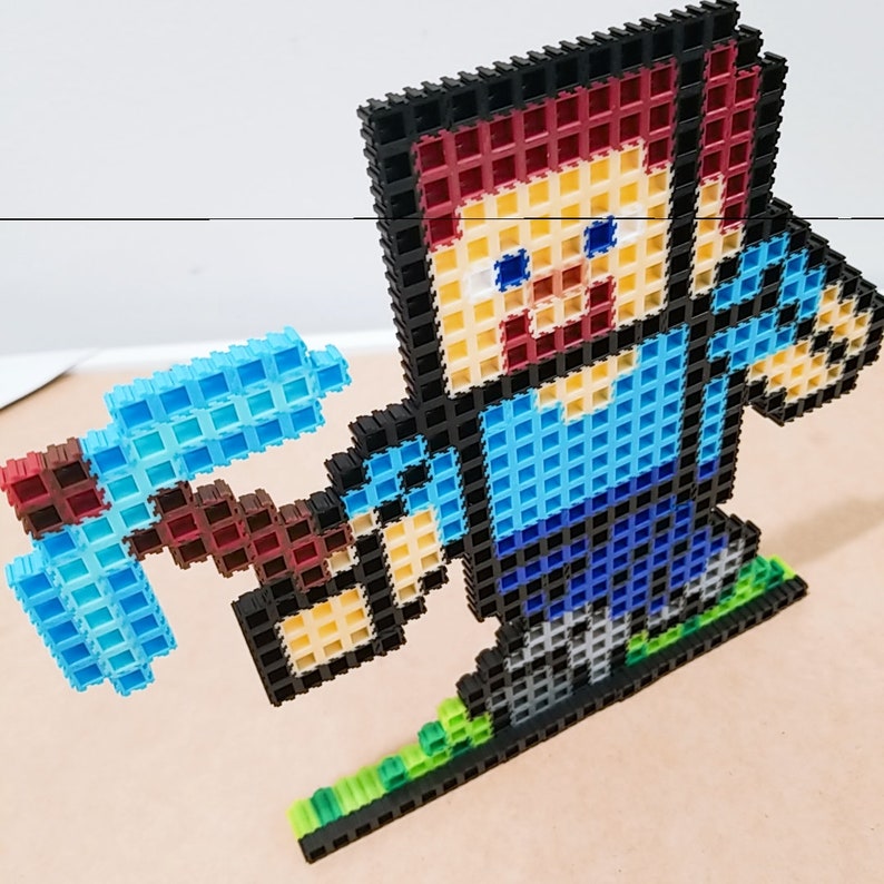 DIY Minecraft PIXEL Block Kits Make Your Own Minecraft Steve - Etsy