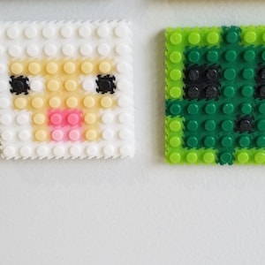 DIY Minecraft PIXEL Mini-Block Kits Make your own Minecraft Character keychains image 4