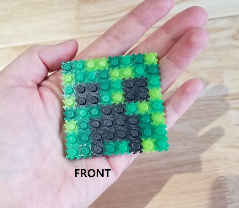 DIY Minecraft PIXEL Mini-Block Kits Make your own Minecraft Character keychains image 6