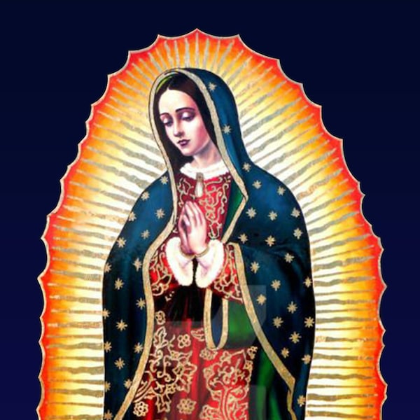 Our Lady of Guadalupe Image, Our Lady of Guadalupe Pocket Photo, Virgin of Guadalupe Instant Download, Nuestra Seora de Guadalupe,